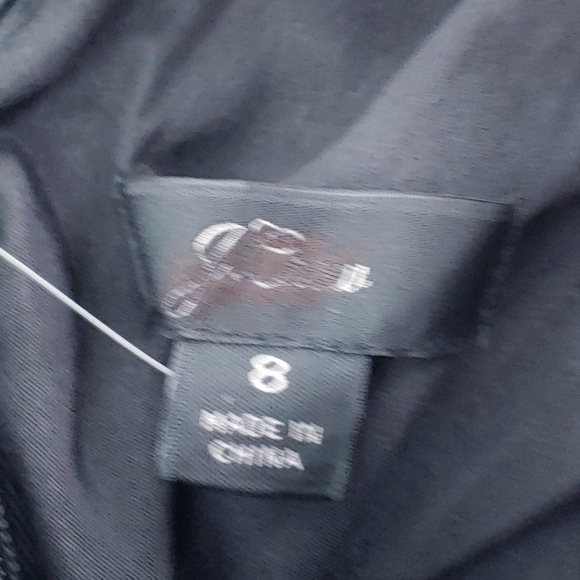 J.Crew Bow-back shift dress size 8 NWT Black - Picture 6 of 9